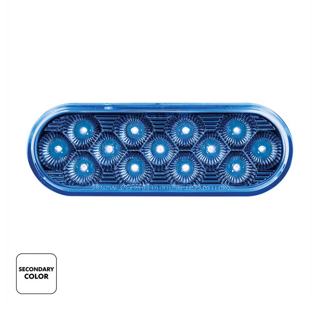 6" Oval Double Fury 13 LED Light