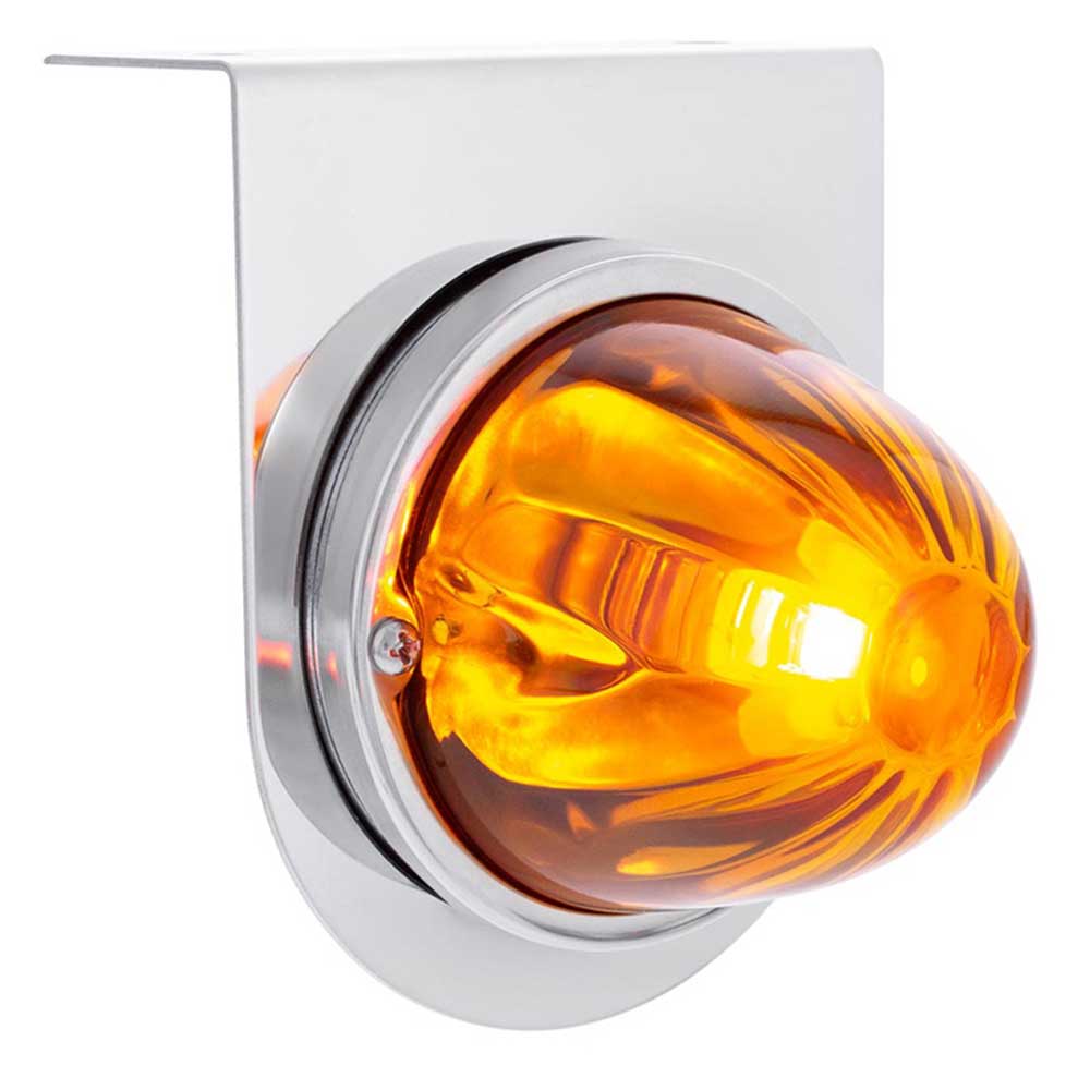 UltraBurst Glass Watermelon Light With Stainless Steel Light Bracket Kit