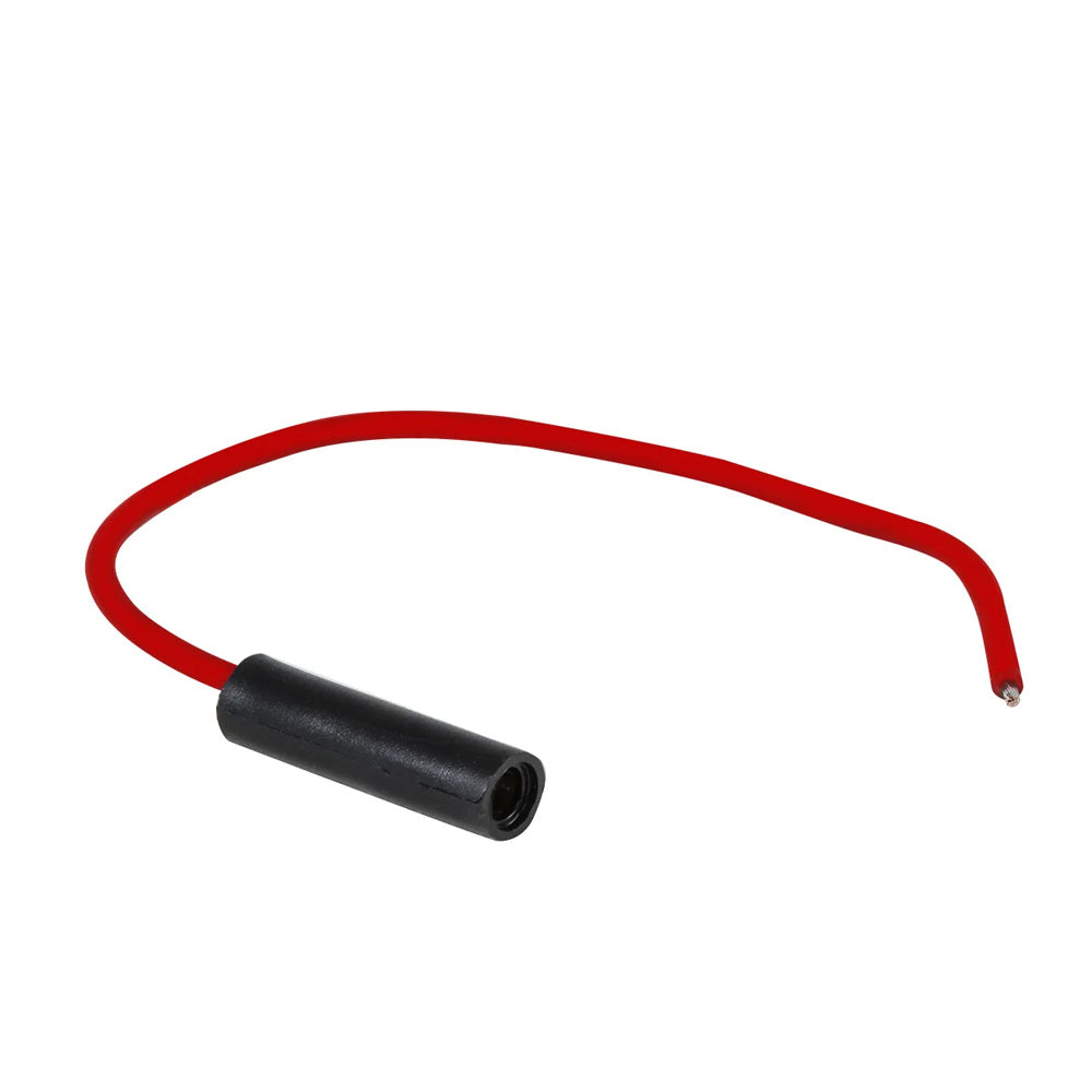 Red Single Wire .180 Female Bullet Plug