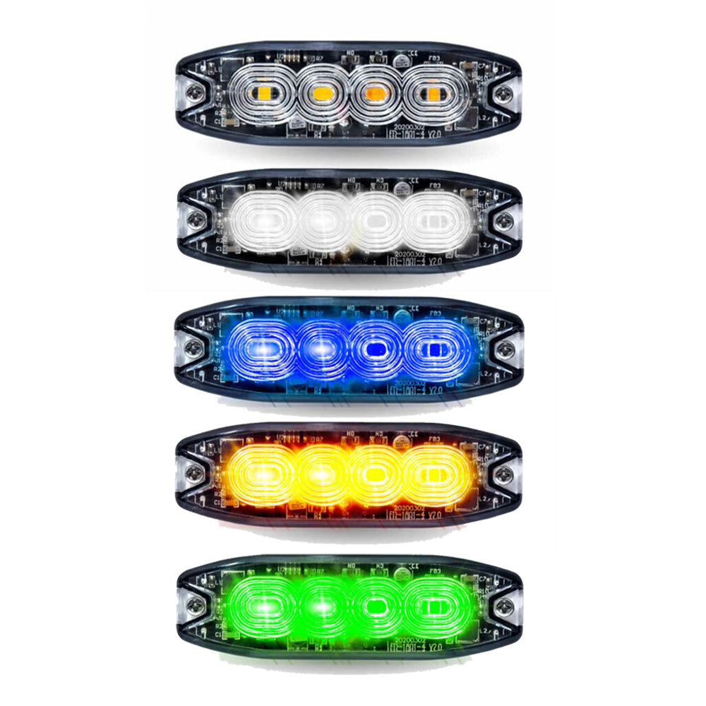 Dual Color Directional LED Slim Surface Strobe Light