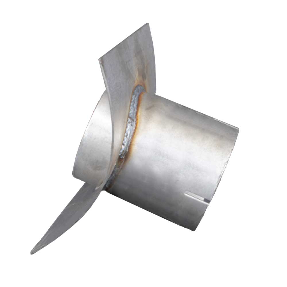 3-1/2" ID Aluminized Muffler Patch Adapter Outlet