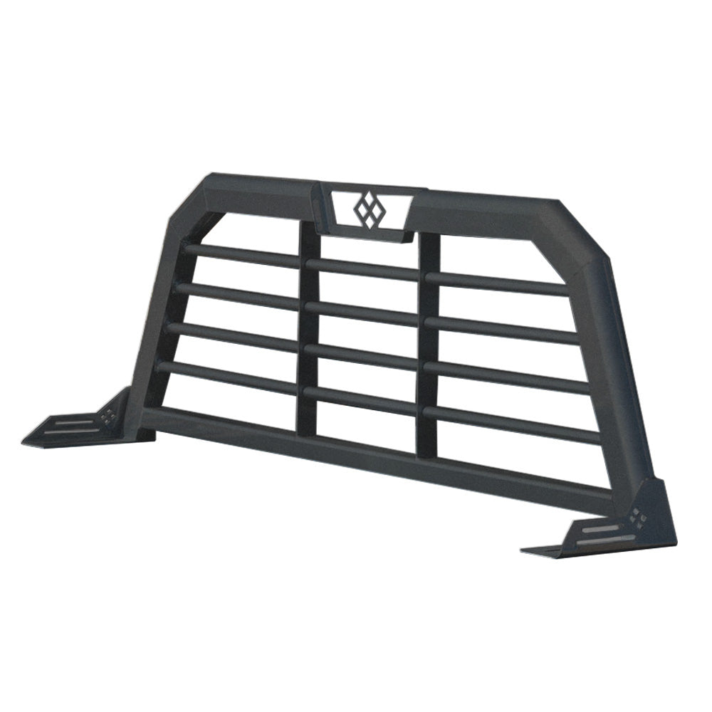 25X73 Textured Black Merritt Cab High Pick-Up Horizontal Bar Headache Rack "“ Ford SD