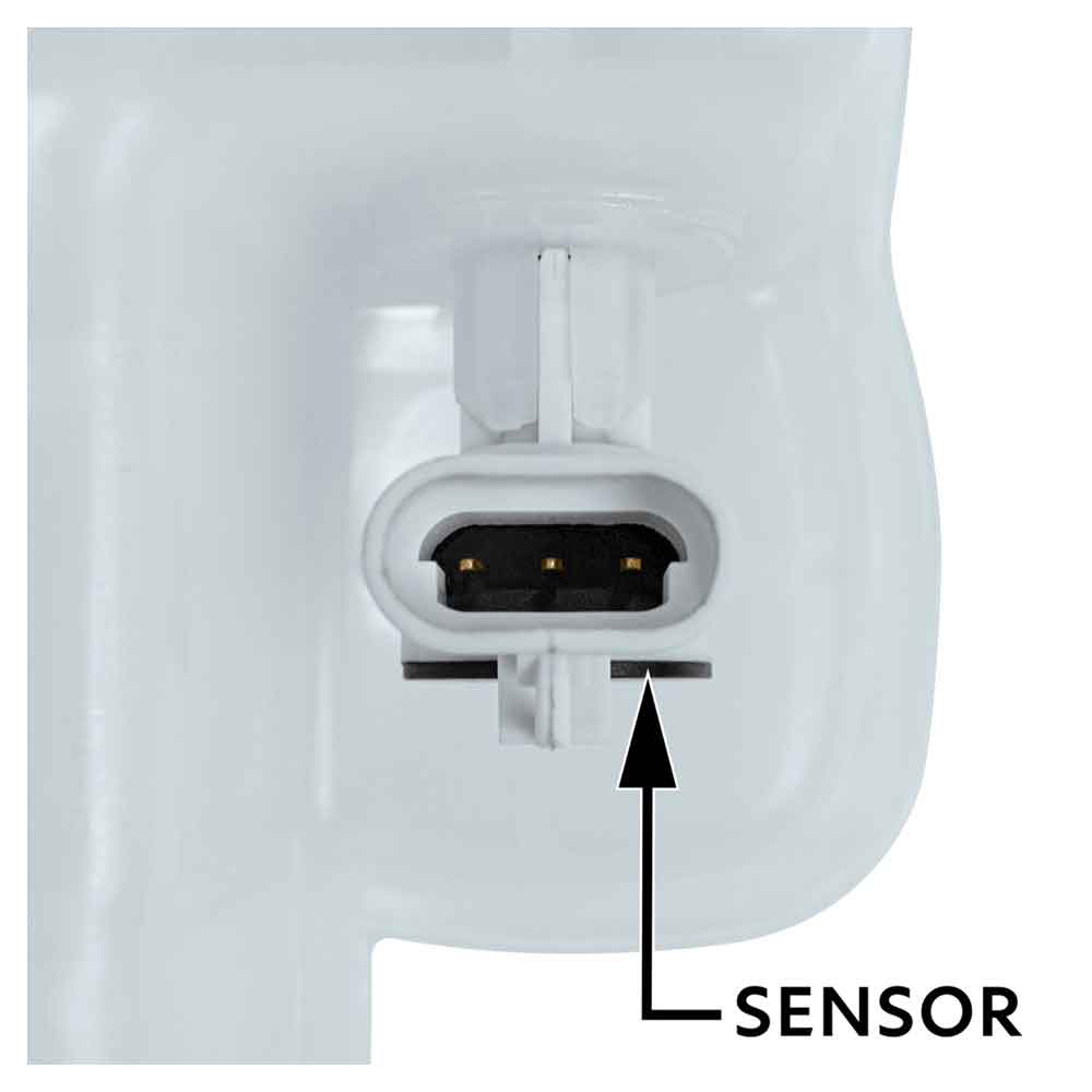 PB 579, KW T680, KW T880 Pressurized Coolant Reservoir with Sensor