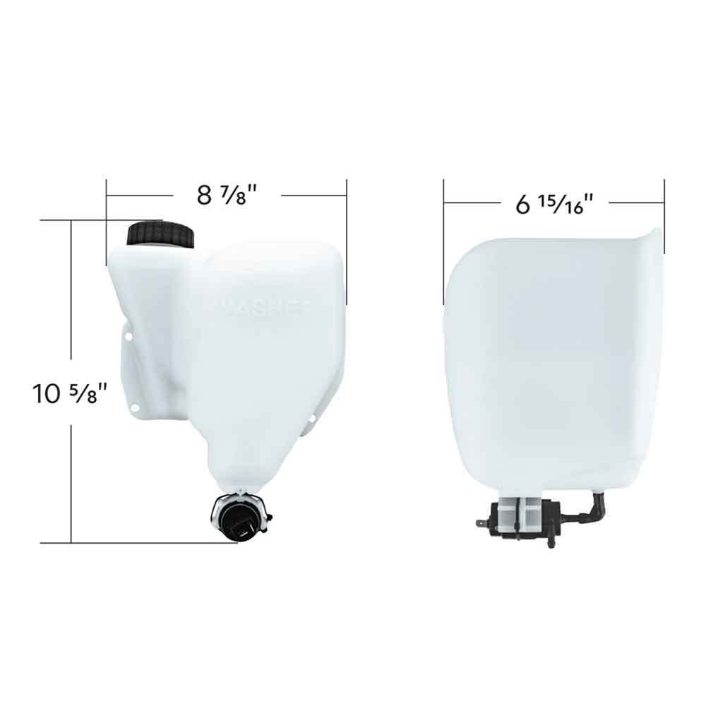 Peterbilt 357, 375, 377, 379 Washer Fluid Reservoir