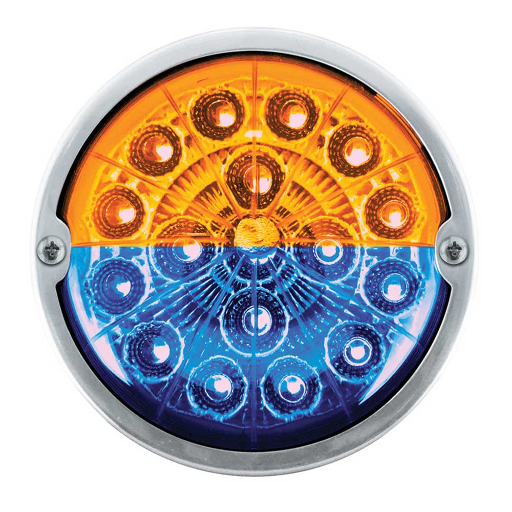 Double Fury 17 LED Dual Function Watermelon Torpedo Cab Light w/ Clear Lens