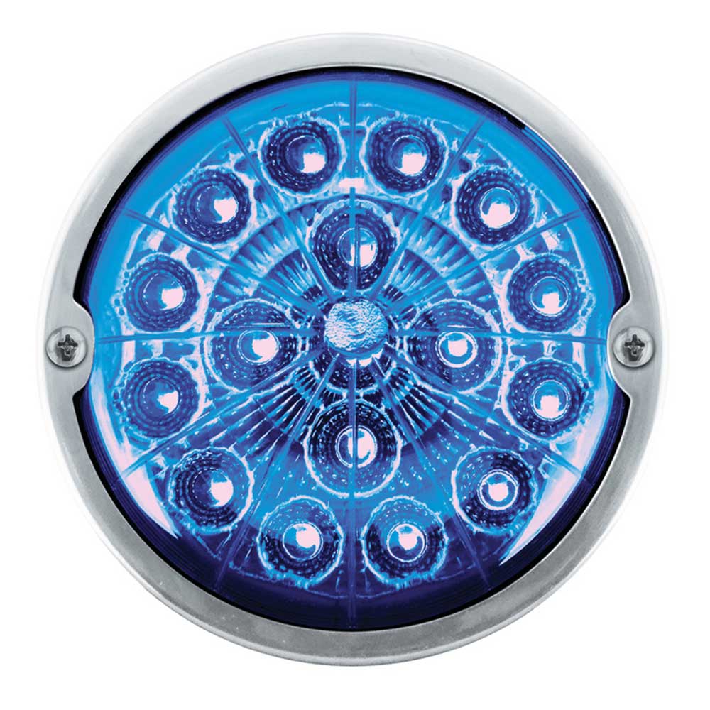 Double Fury 17 LED Dual Function Watermelon Torpedo Cab Light w/ Clear Lens