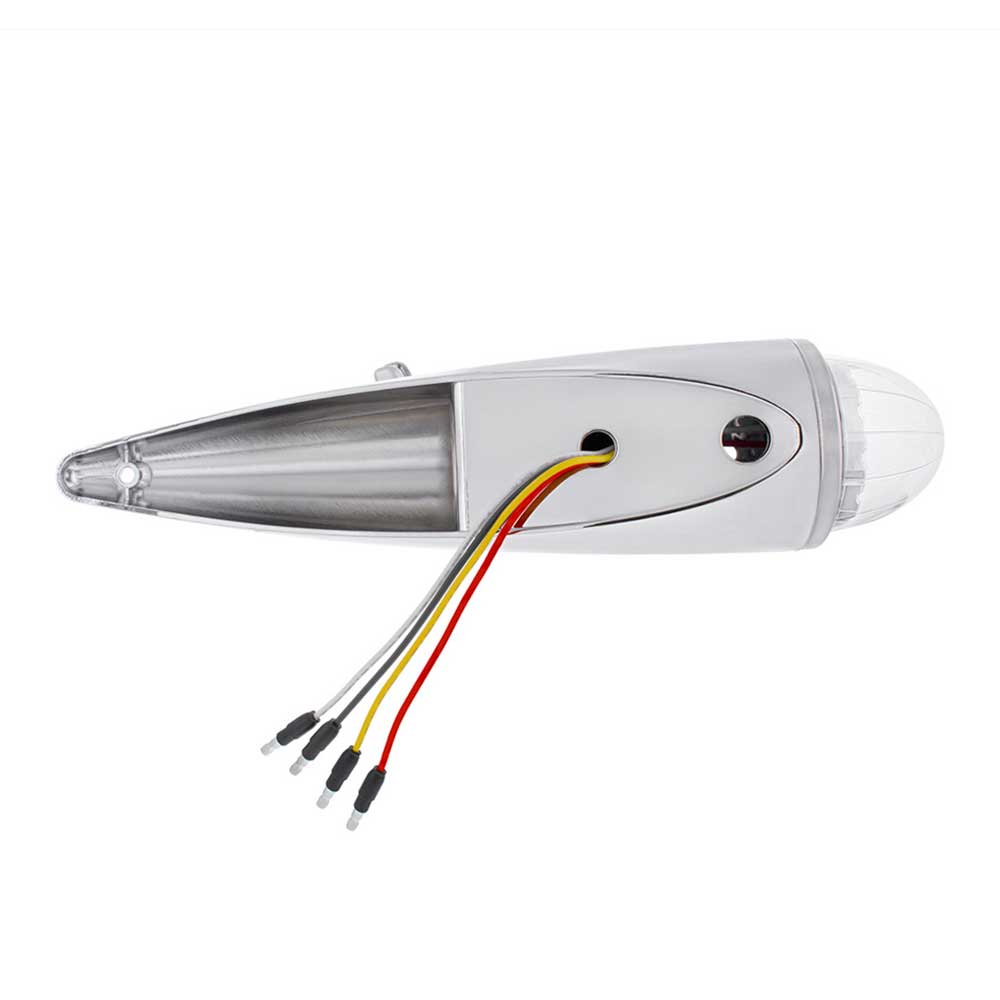 Double Fury 17 LED Dual Function Watermelon Torpedo Cab Light w/ Clear Lens