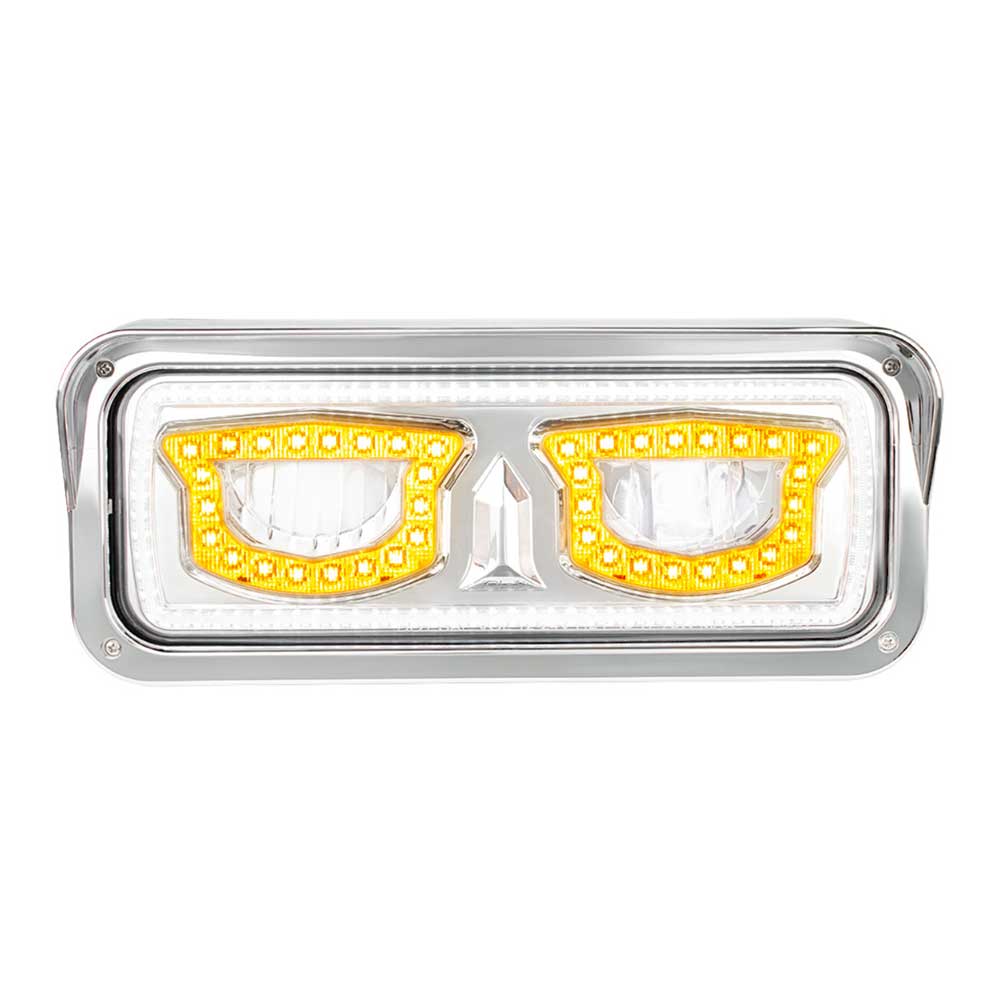 High Power LED Headlight with Turn Signal, Position LED Light