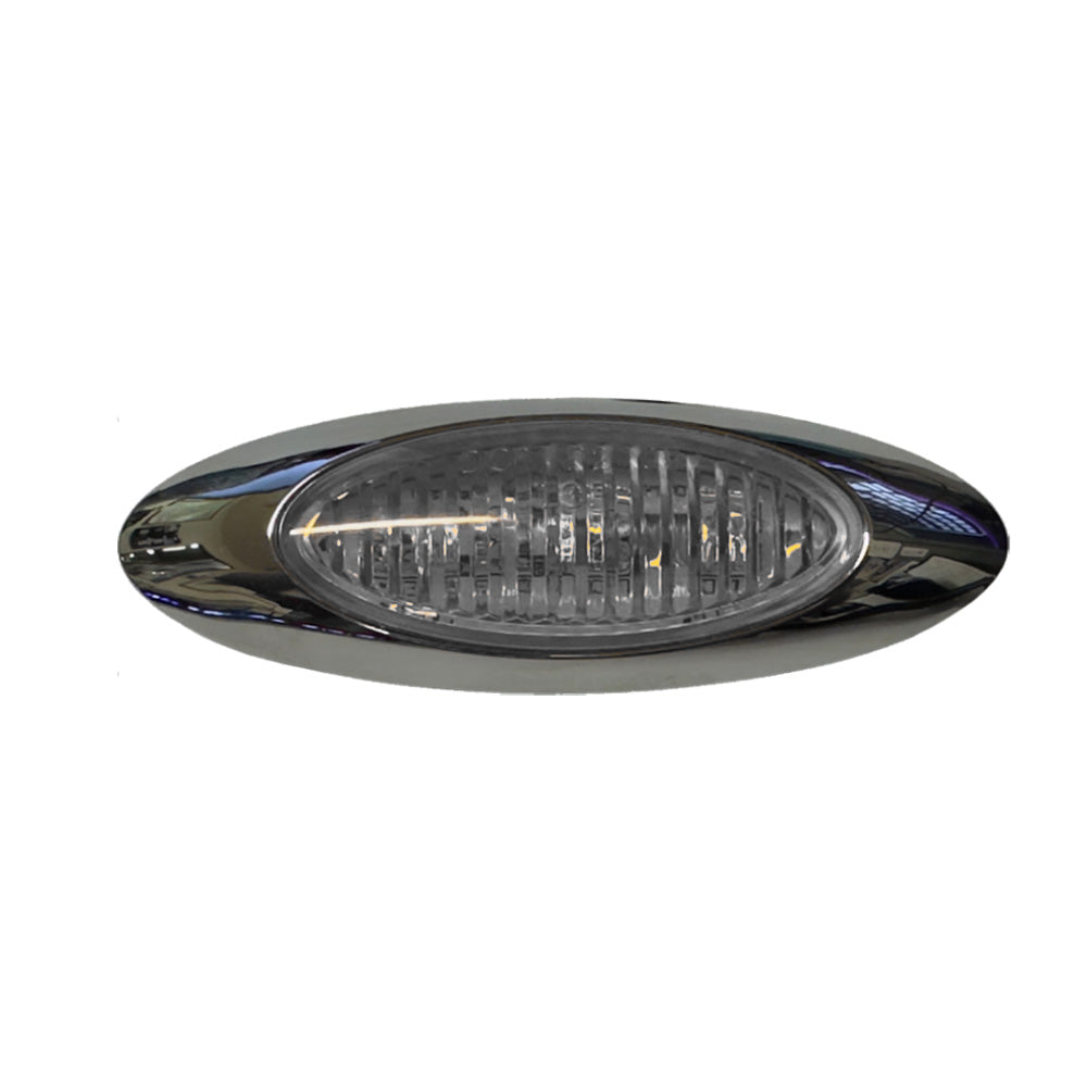 Granite Slim 4" Marker 3 LED Light with Clear Lens