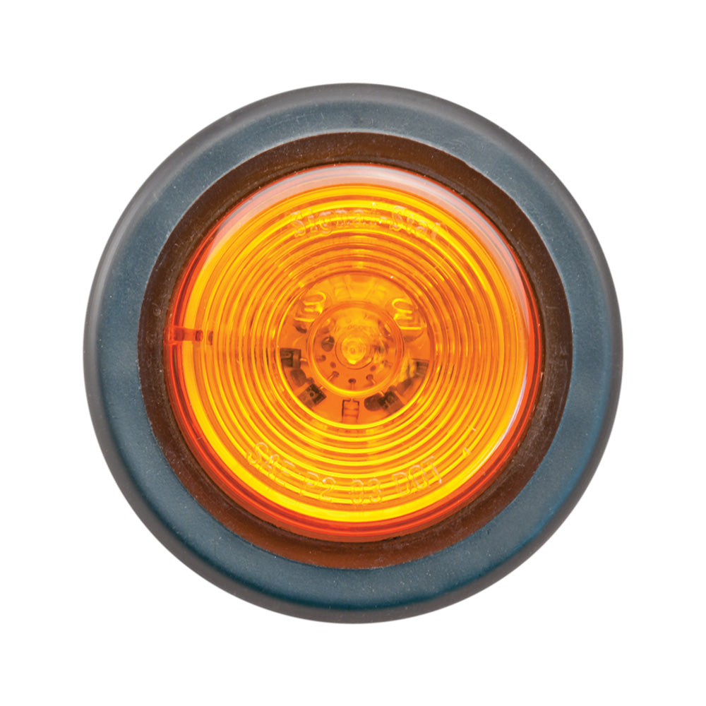 2" Round Marker Clearance Light with Grommet PL 10 Terminal