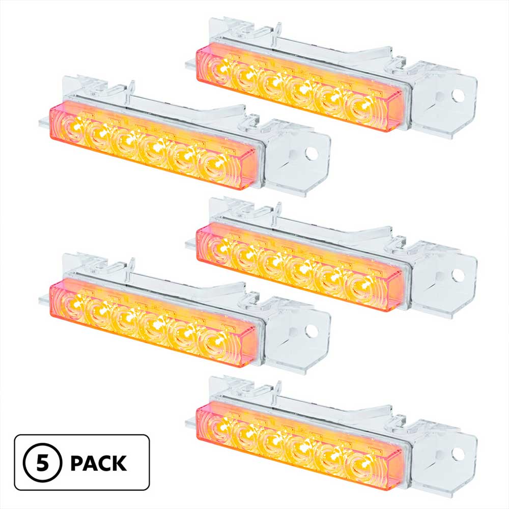 Volvo VNL Visor 6 LED Competition Series - 5 PK