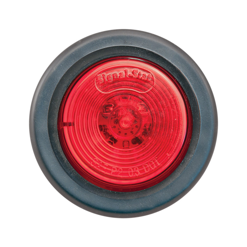 2" Round Marker Clearance Light with Grommet PL 10 Terminal