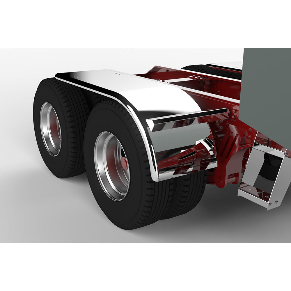 80" 430 Stainless Steel Half Fenders - Individual