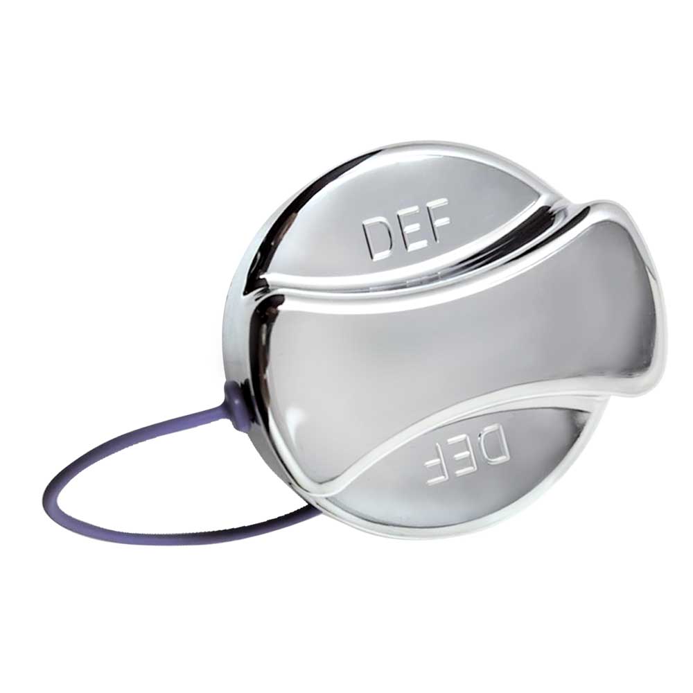 Diesel Exhaust Fuel DEF Cap Cover with Tether Cutout for 2024+ Peterbilt, Kenworth