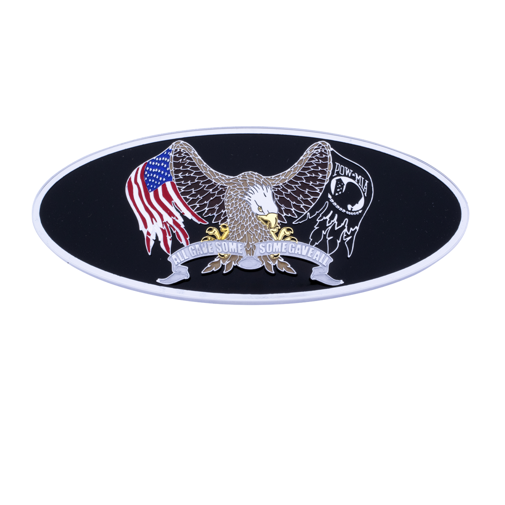 Peterbilt POW Eagle Flag Emblem