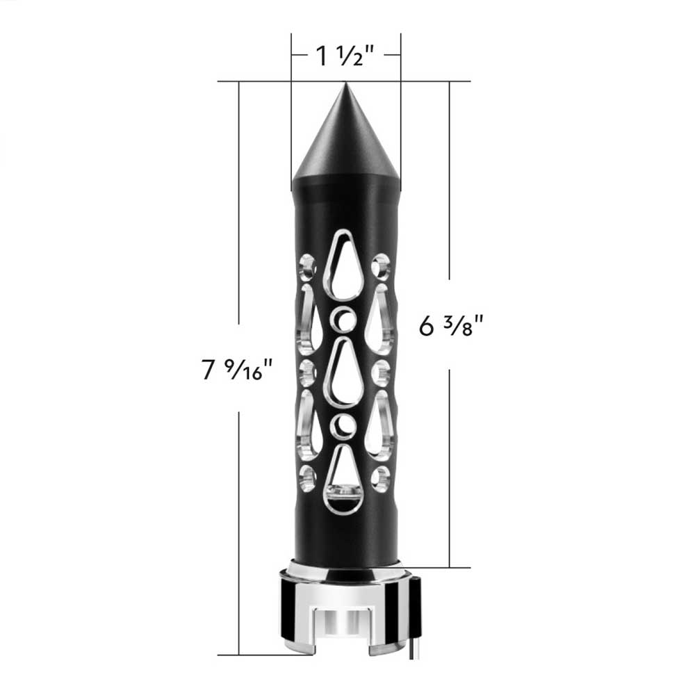 Black Brooklyn 13/15/18 Shifter Knob with LED