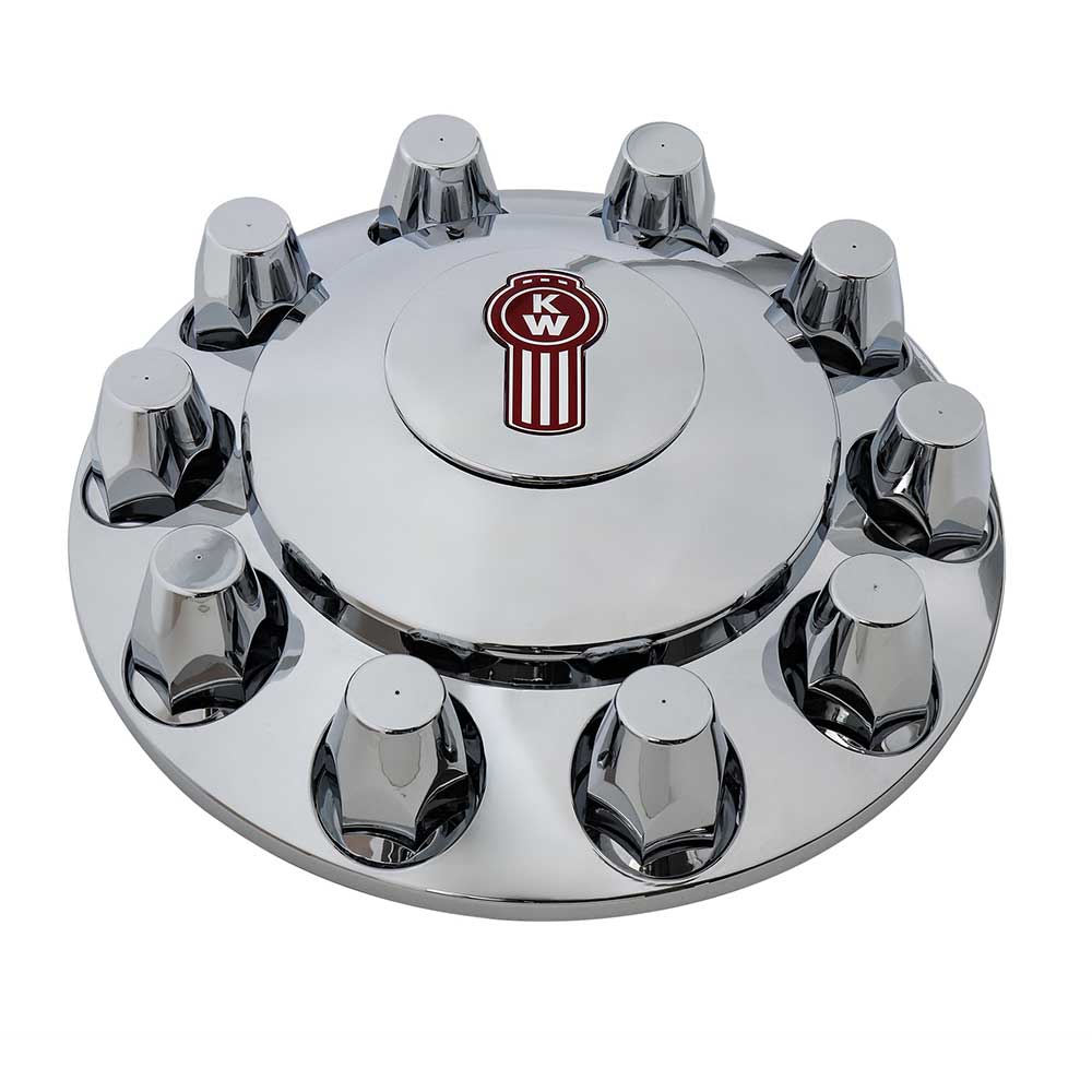 RealLogo Kenworth Floater Chrome Axle Cover Kit