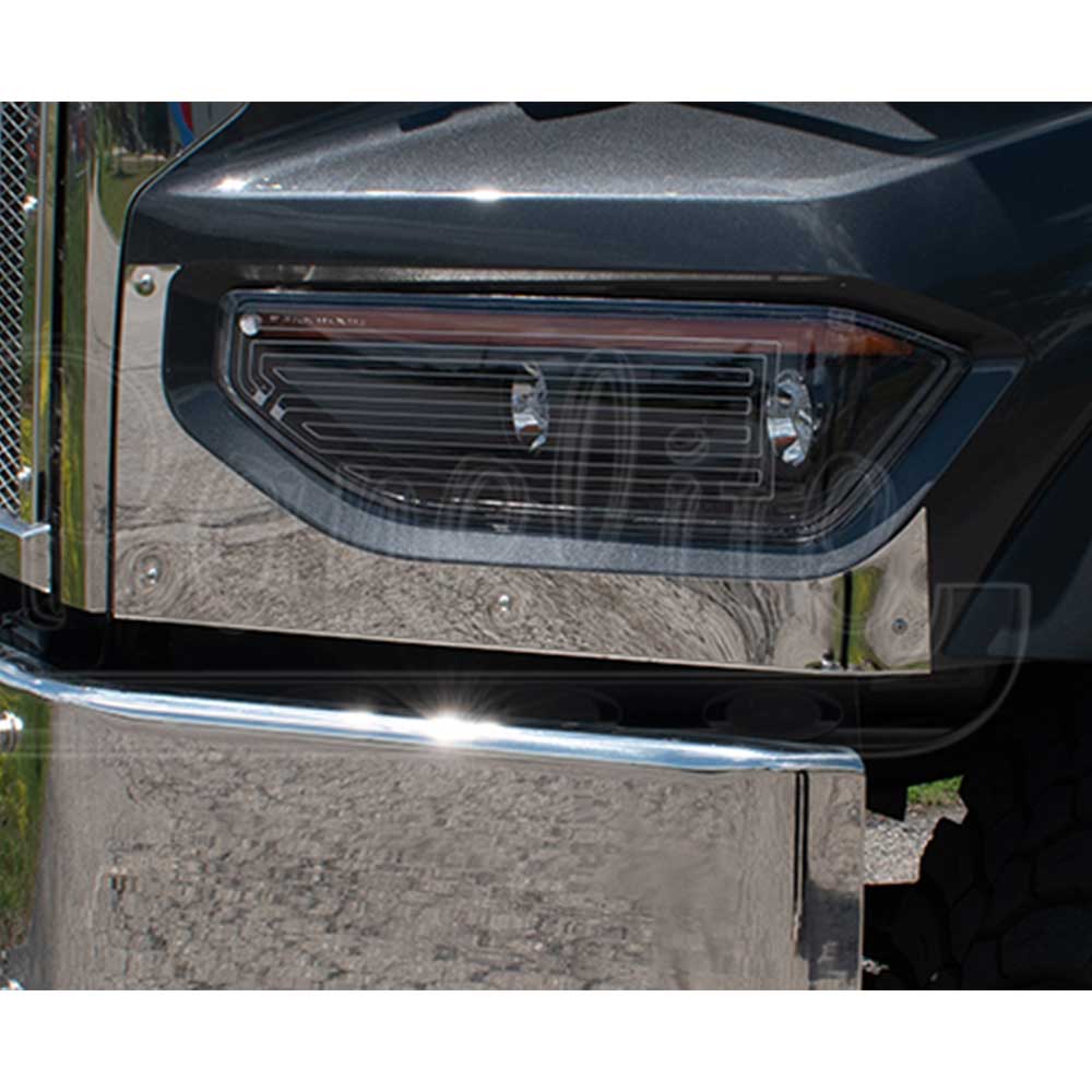 Western Star 47X, 49X Set Back Axle Stainless Fender Guards