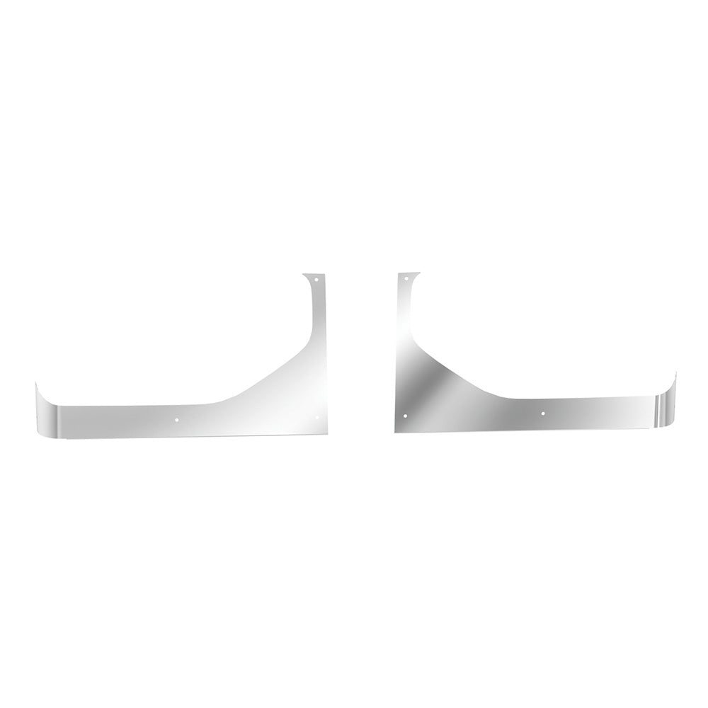 Western Star 47X, 49X Set Forward Axle Stainless Fender Guards