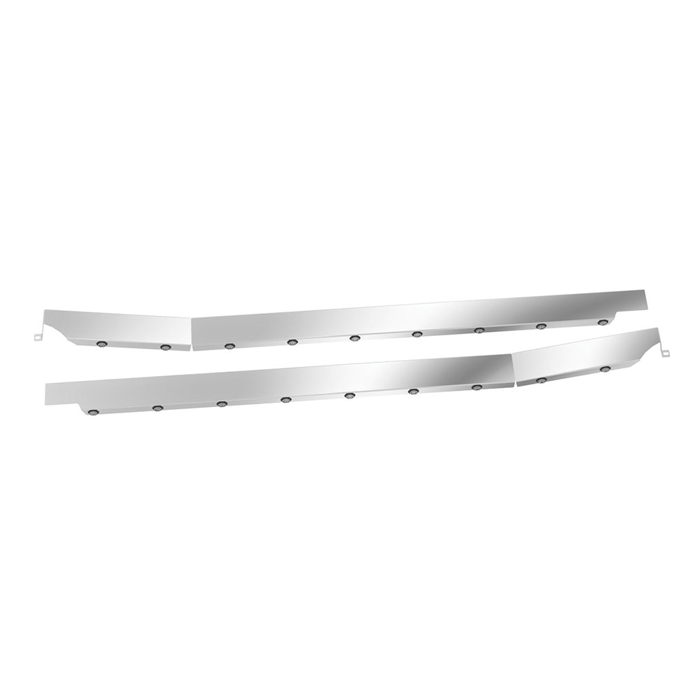 WS Set Forward Cab Panel with 3/4" Amber/Clear Under Glow