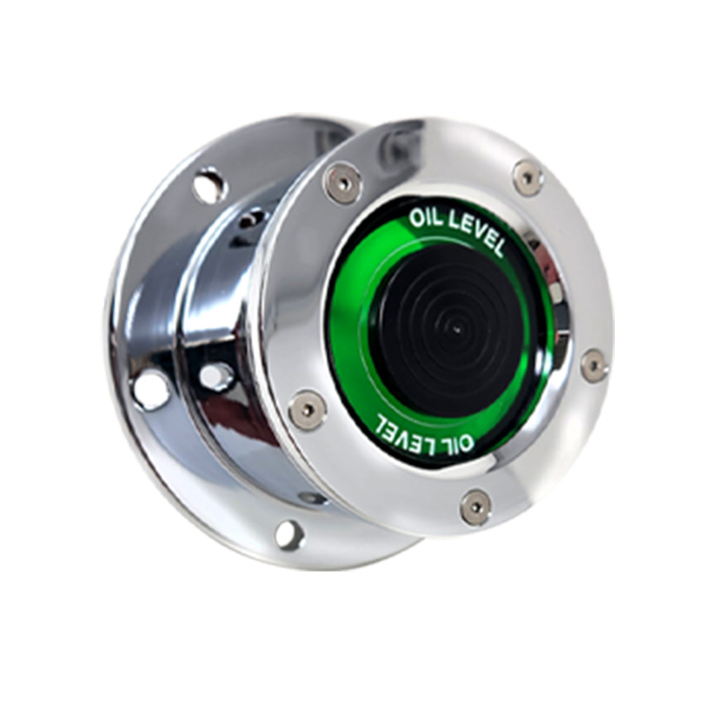 Smooth Front Oil Cap with Window for 4-1/2" Bolt Pattern
