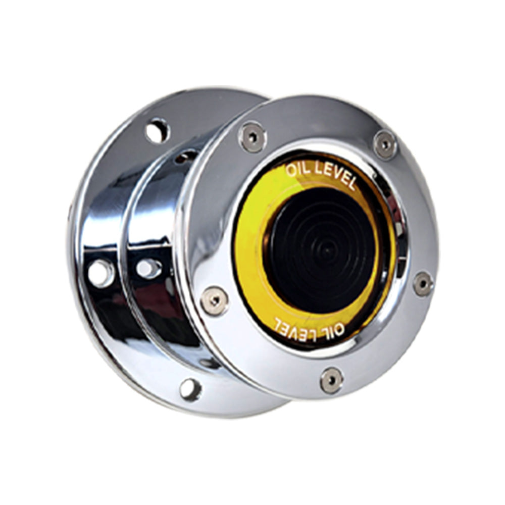 Smooth Front Oil Cap with Window for 4-1/2" Bolt Pattern
