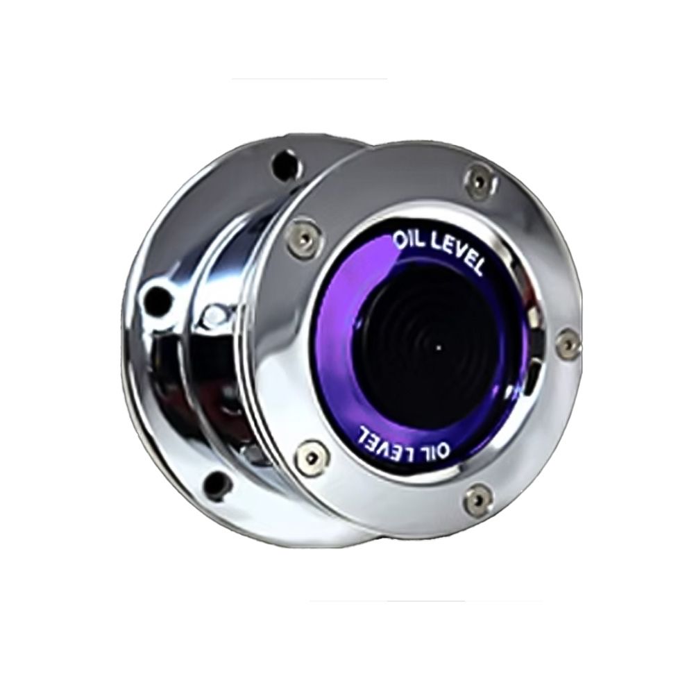 Smooth Front Cap Oil Cap Cover with Window for 5-1/2" Bolt Pattern