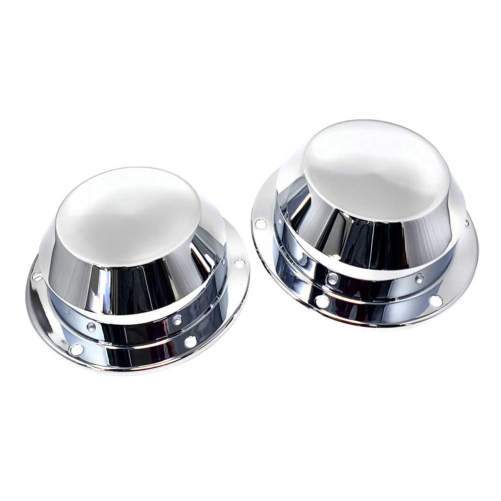 Chrome Plated Billet Aluminum Non-Vented Trailer Grease Hubs