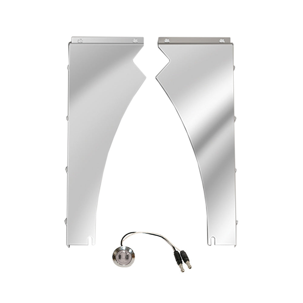 PB 589 Under Light EXT Panel with 3/4" Amber/Clear LEDs
