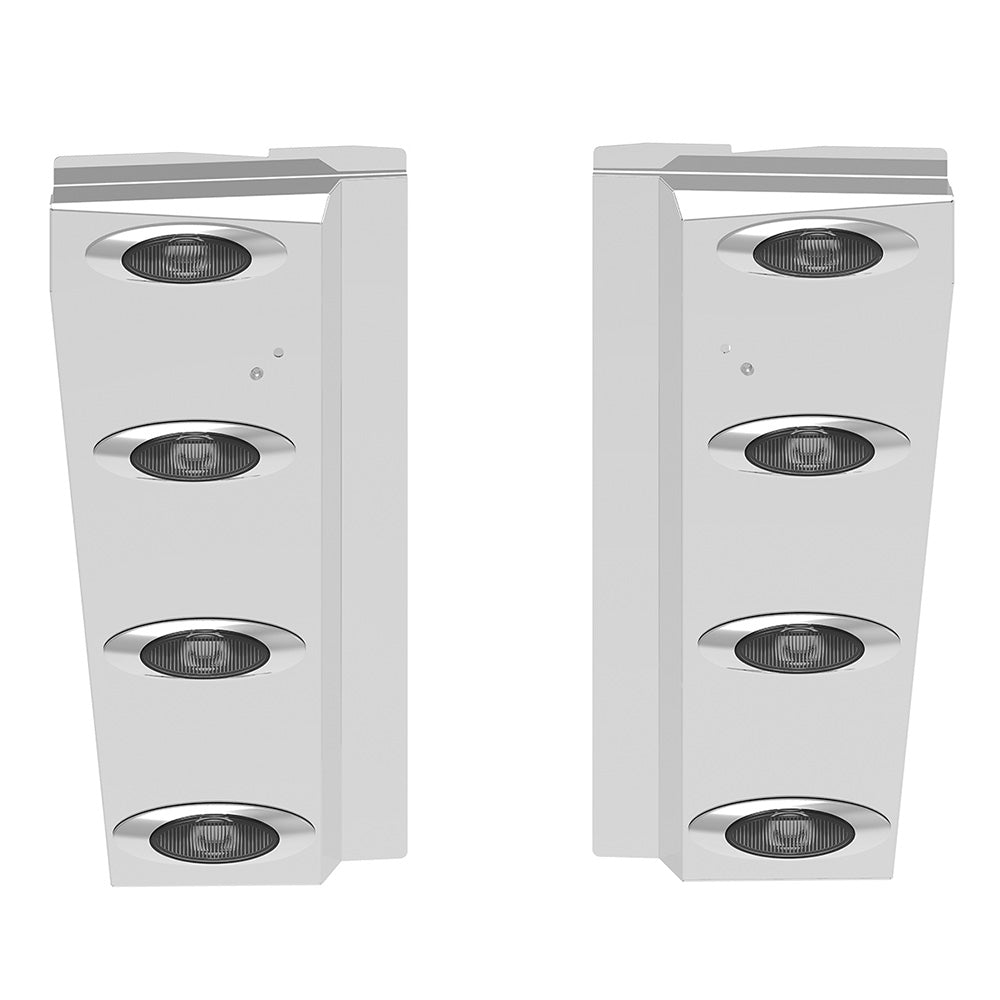 Peterbilt 589 Long Hood EXT Panel with Four M1 LEDs