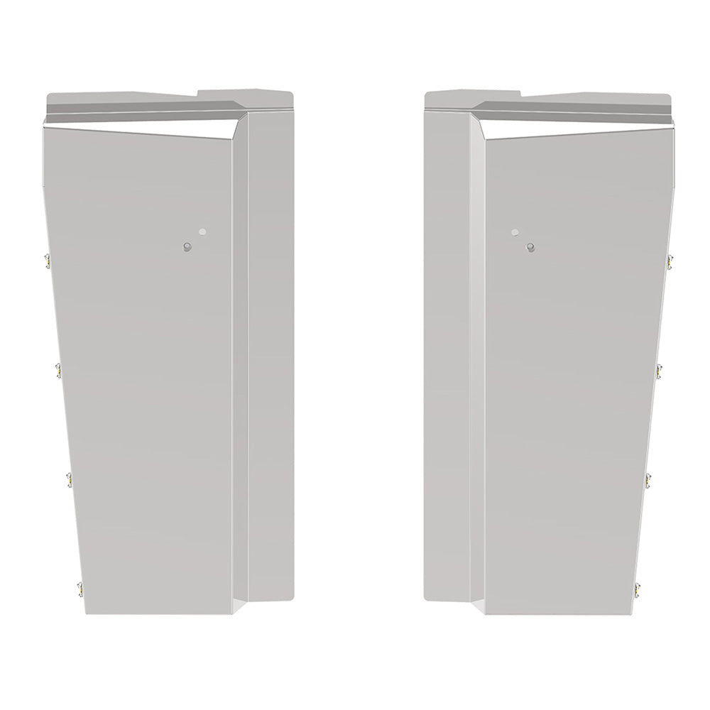 PB 589 Long Hood EXT Panel with Four Amber/Clear Round Under Lights