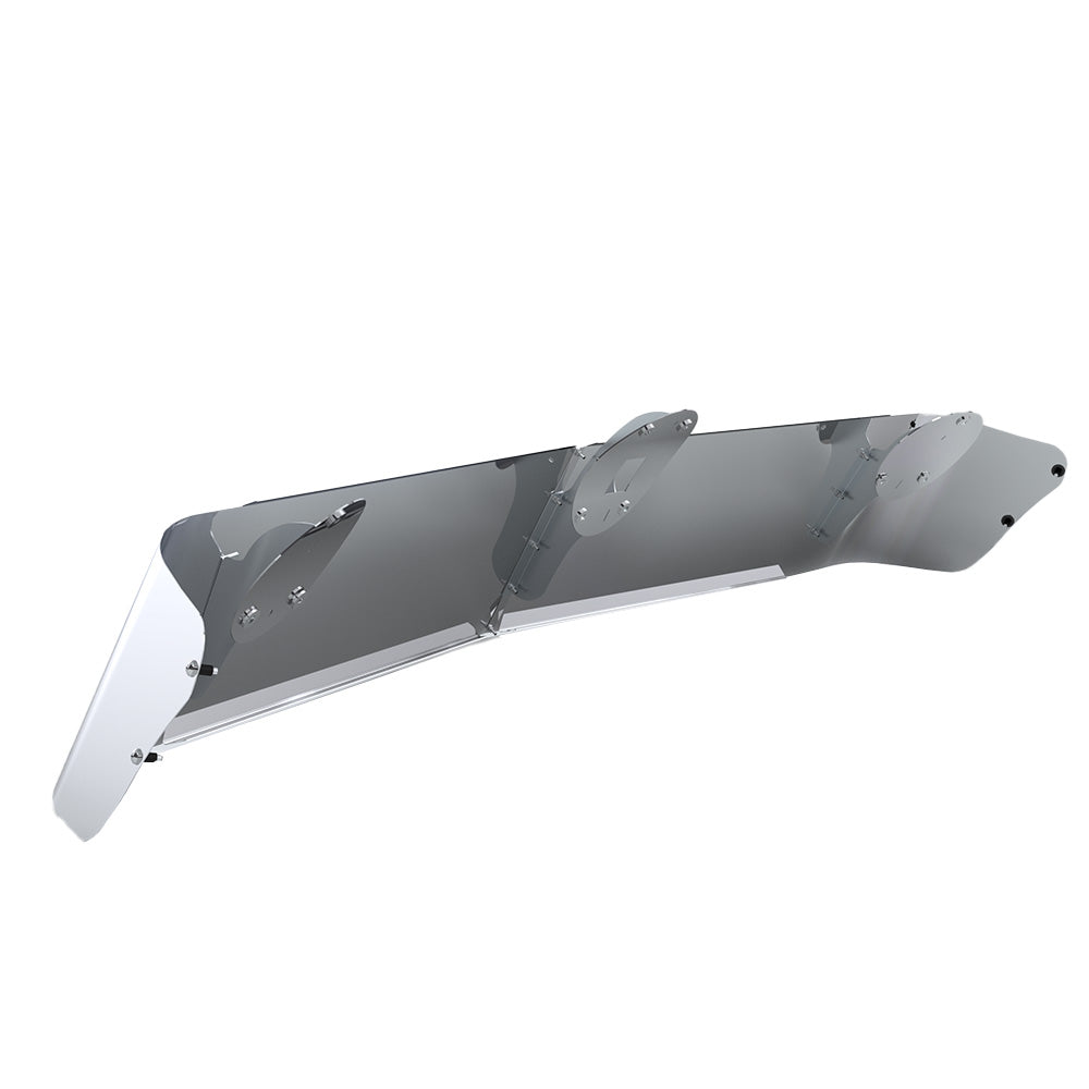 15" Stainless Steel Drop Visor 2013+ Peterbilt 567, 579 Models