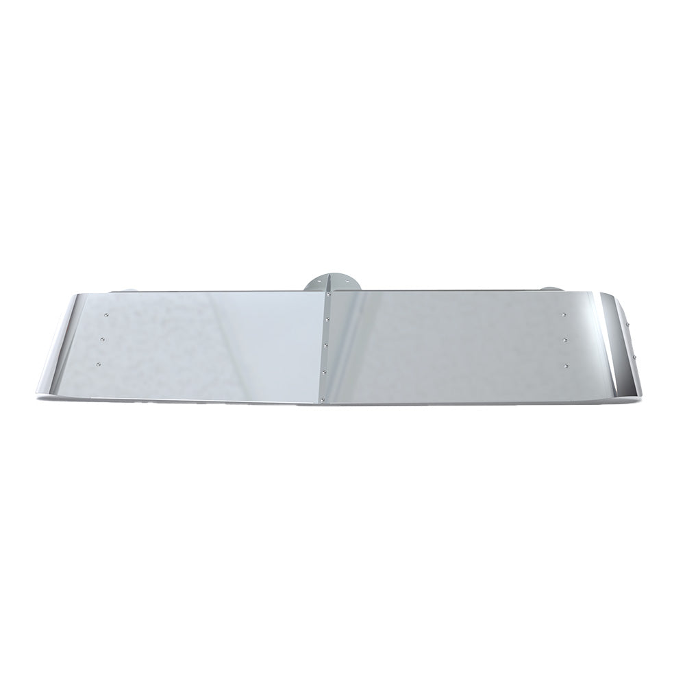 15" Stainless Steel Drop Visor 2013+ Peterbilt 567, 579 Models