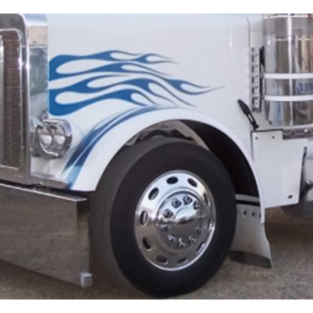 Peterbilt 379 Fiberglass Front Fenders with 1-1/2" Lip