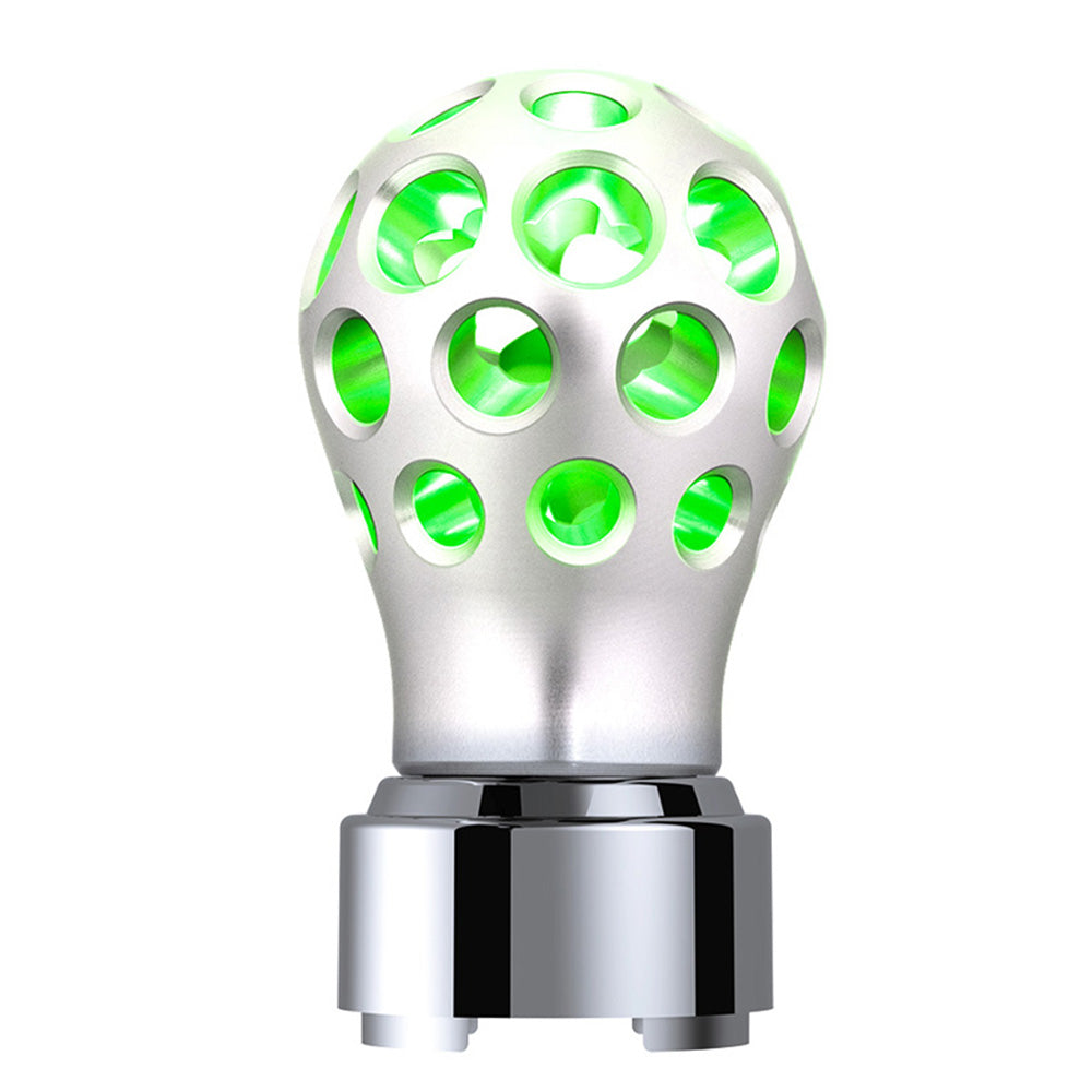 Phoenix Style Ball Chrome Gearshift Knob with LED 9/10 Speed Adapter - Thread On