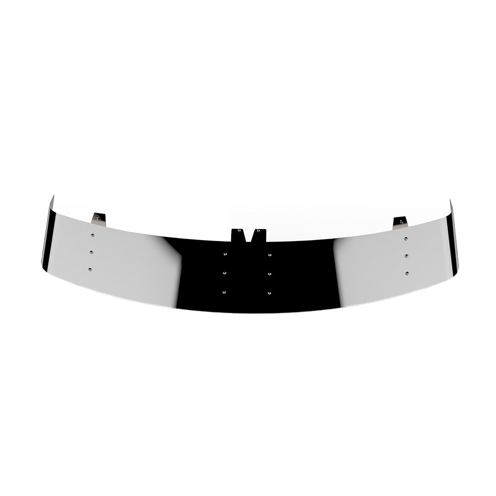13" Stainless Steel Drop Visor for 2024+ Peterbilt 589