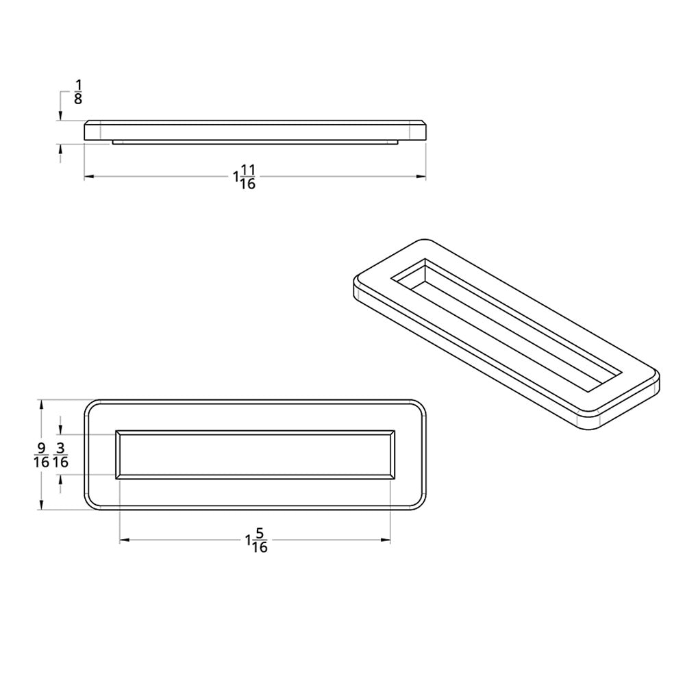 Freightliner Classic/FLD 1989-2010 Indicator Label Trim - 6 Pack