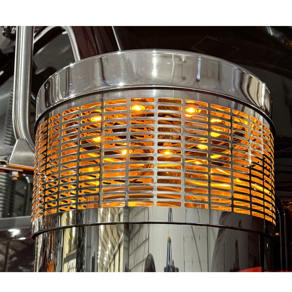 PB 389, 589 Air Cleaner SS Light Brackets for 15" Donaldson with Eight ¾" Cutouts