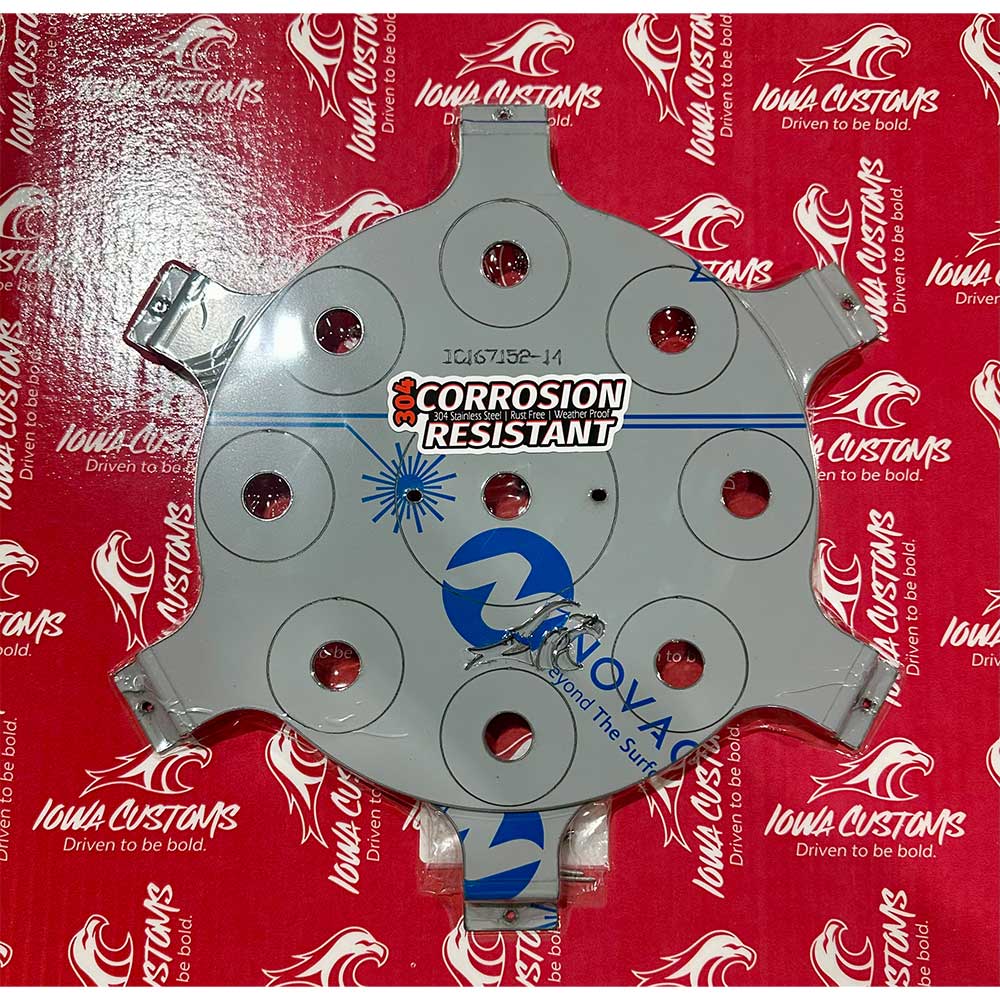 PB 389, 589 Air Cleaner SS Light Brackets for 15" Donaldson with Eight ¾", One Watermelon Cutouts