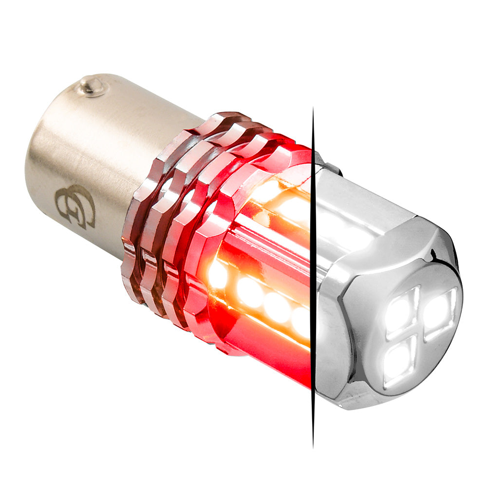 Dual White Base High Power Tower LED 1157 Mini Bulb