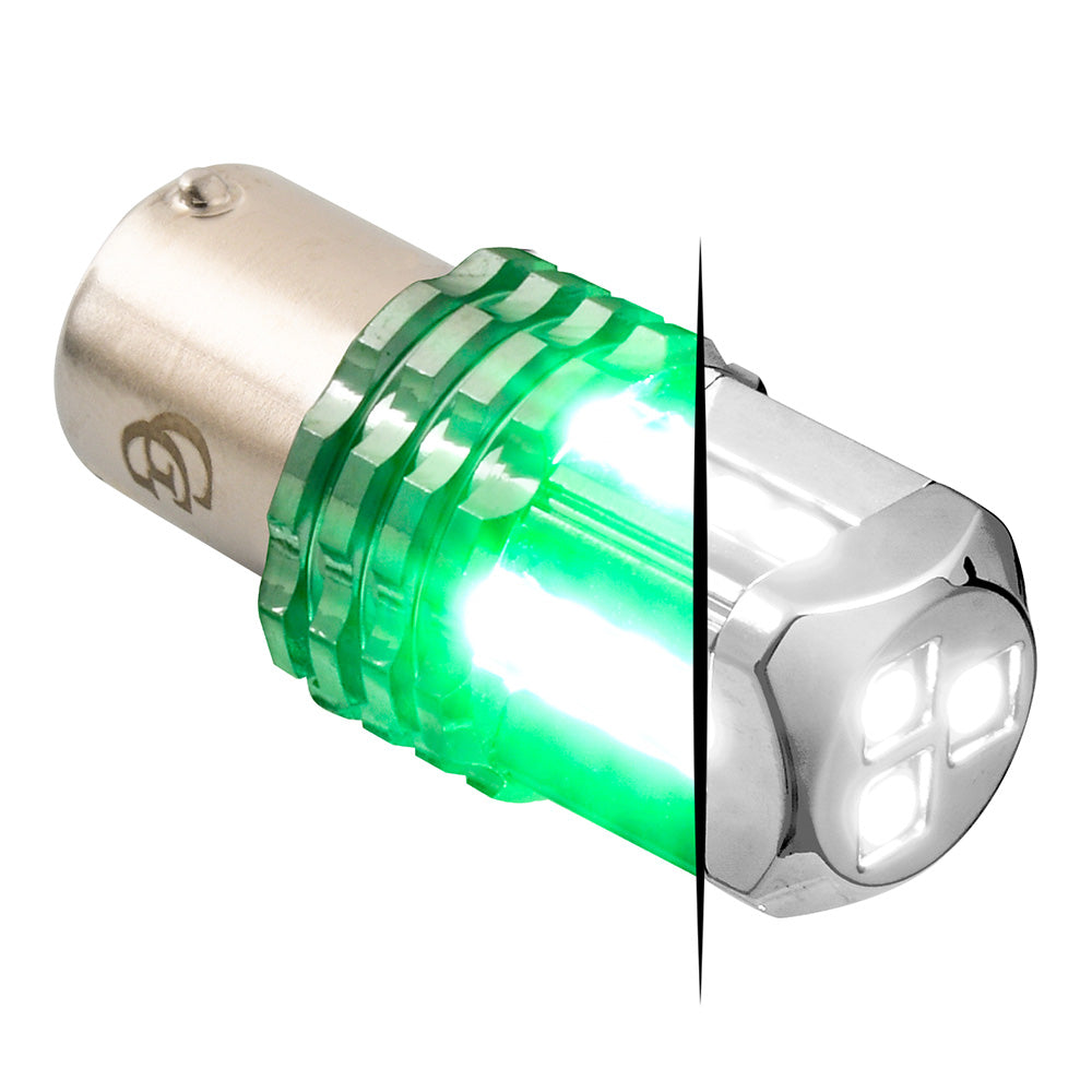 Dual White Base High Power Tower LED 1157 Mini Bulb