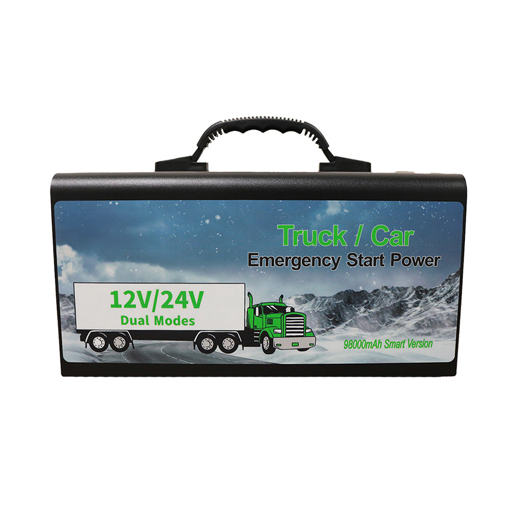 12/24V Emergency Portable Jump Starter "“ 98,000mAh