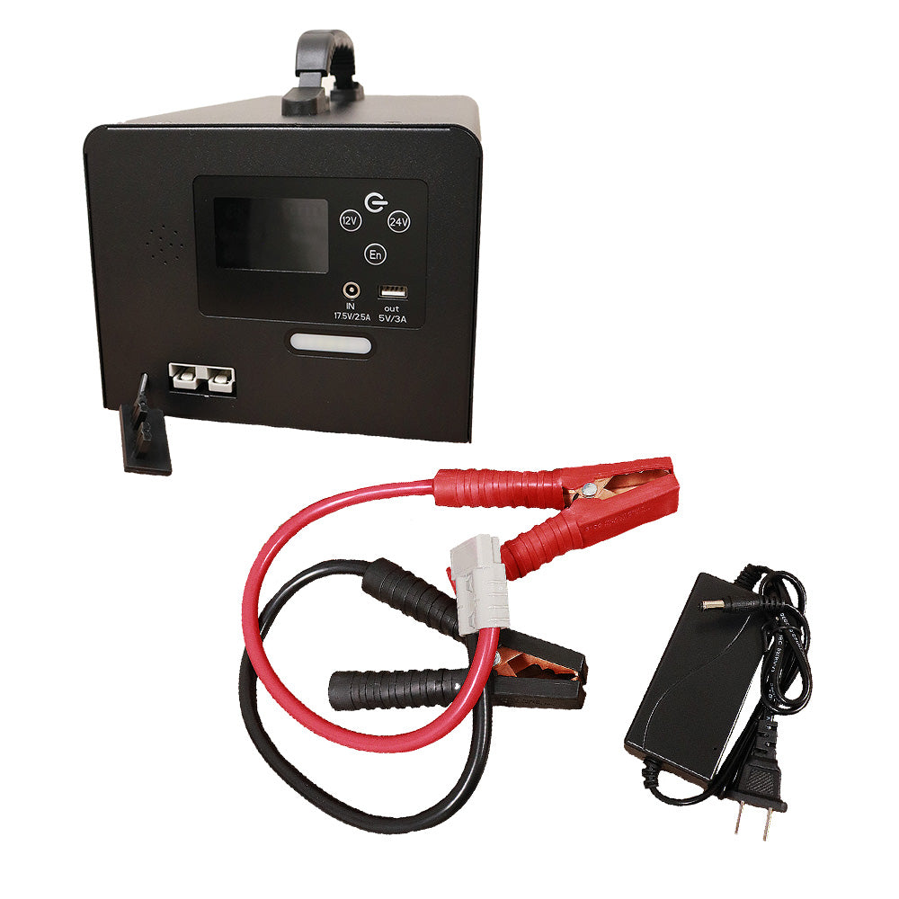 12/24V Emergency Portable Jump Starter "“ 98,000mAh