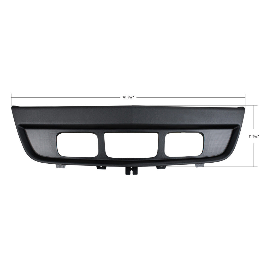 International LT 2018 and Newer Bumper Trim with Fog Hole Cut Outs