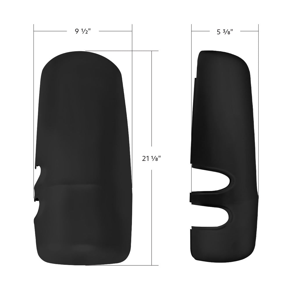 Kenworth T680 2013-2025 Matte Black Mirror Cover