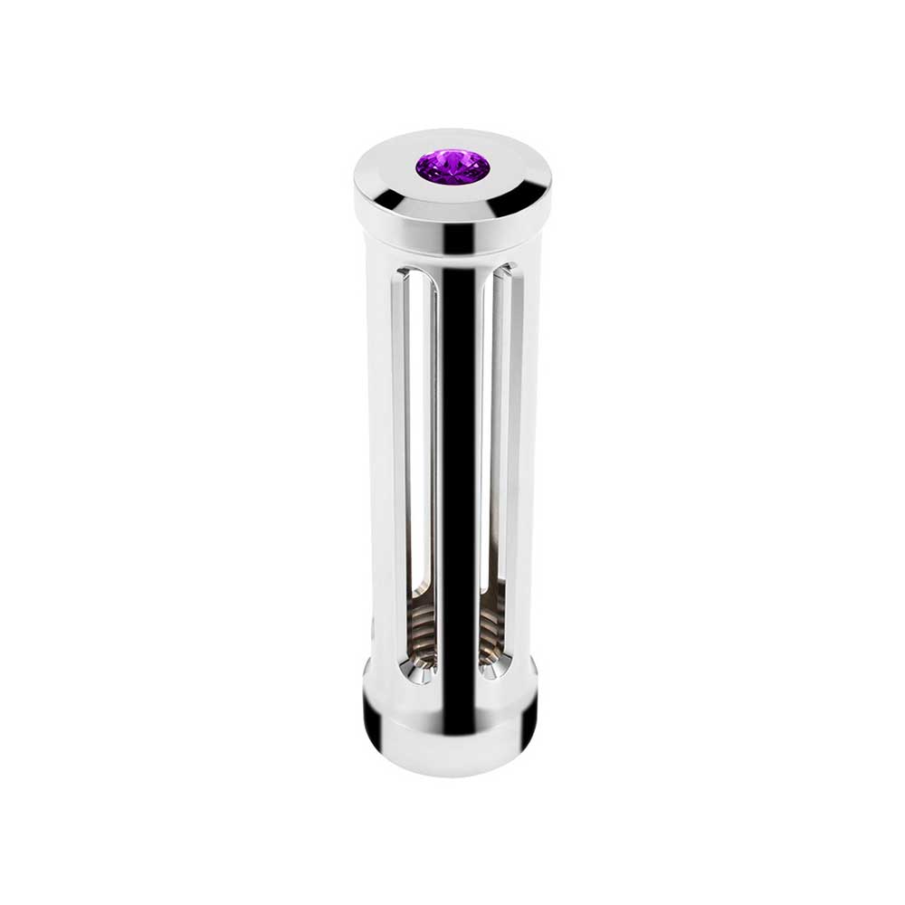 M30x3.5 Thread-On Sonoma Gearshift Chrome Knob with Crystal