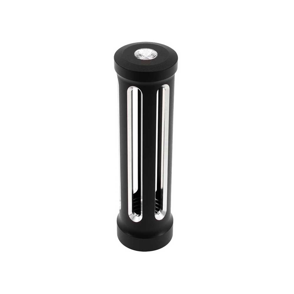 M30x3.5 Thread-On Sonoma Gearshift Matte Black Knob with Crystal