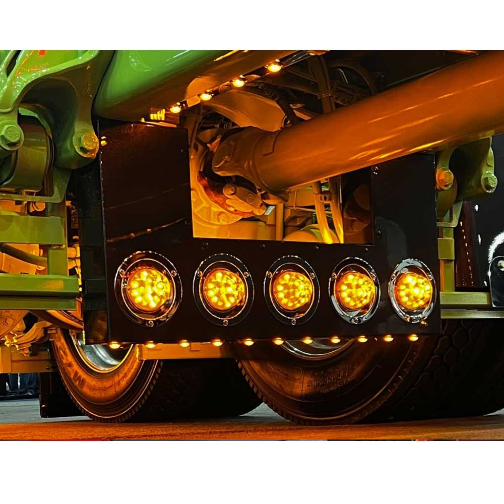 33" x 16" SS Axle Filler with 4" Front & Rear, 3/4" Bottom Light Holes