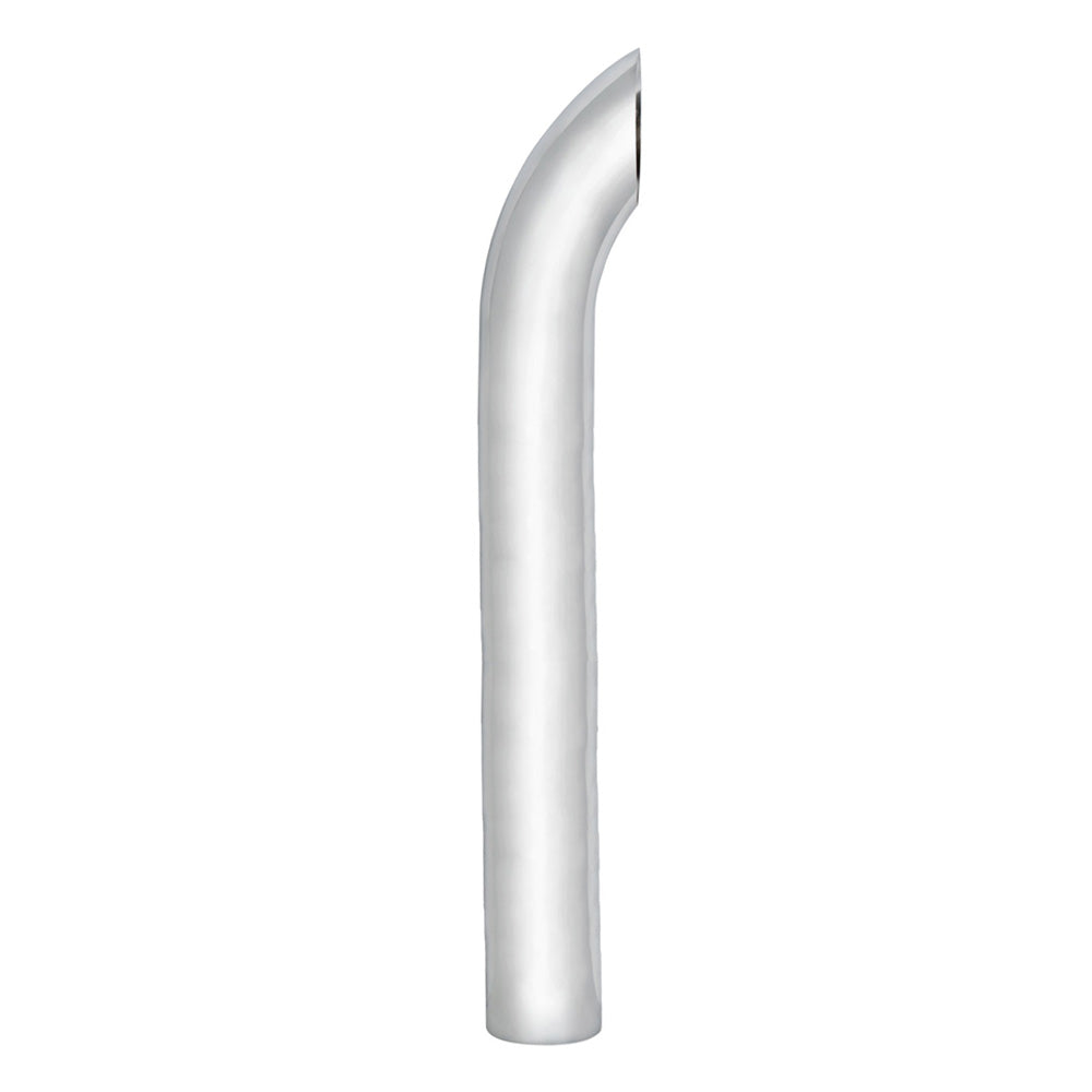 5"D x 84"L Curved Chrome Top Stack Plain End