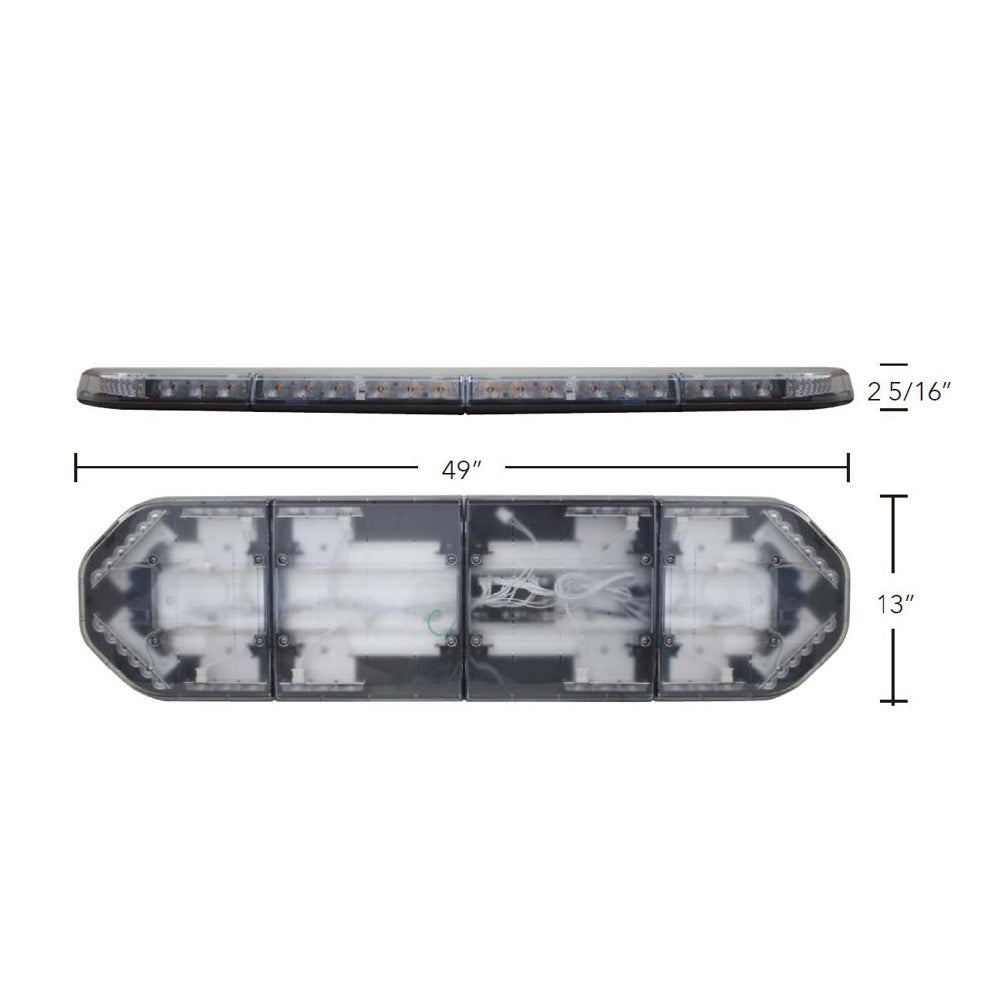 49" High Power LED Warning Light Bar